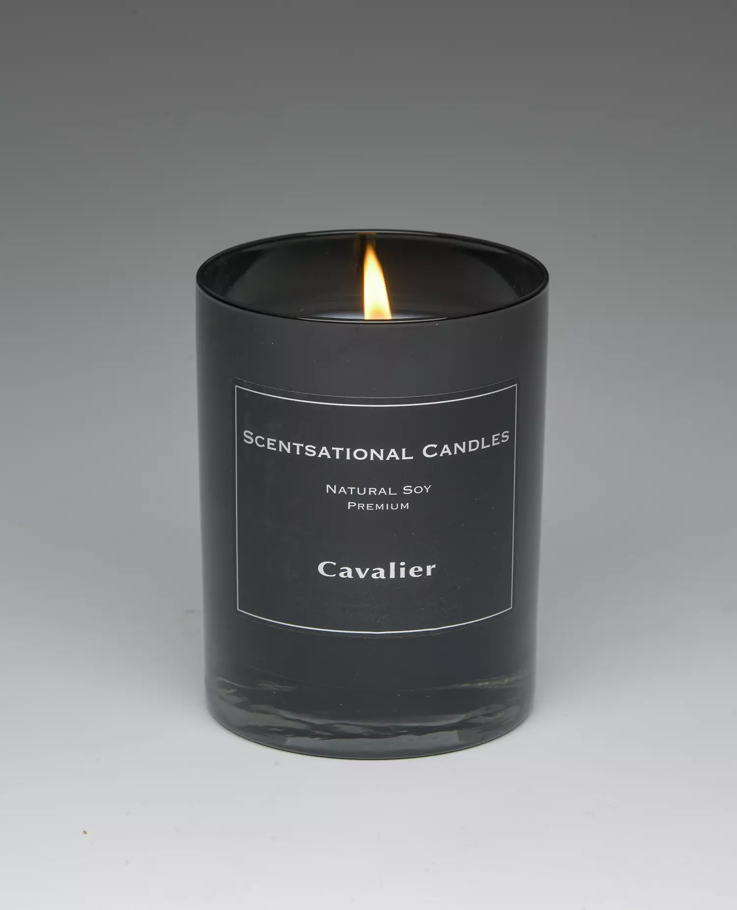 Cavalier – 11oz scented candle burning