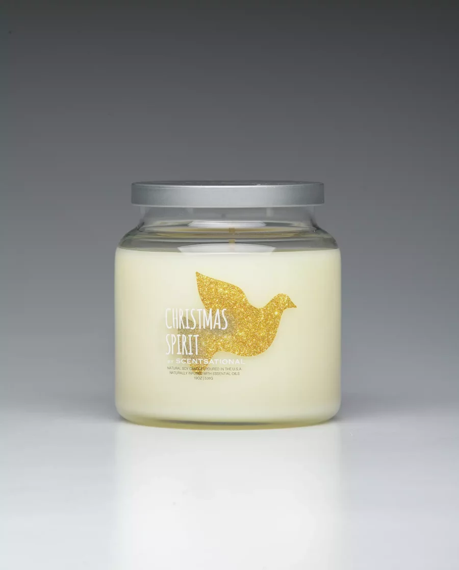 Christmas Spirit-Dove - 19oz scented candle