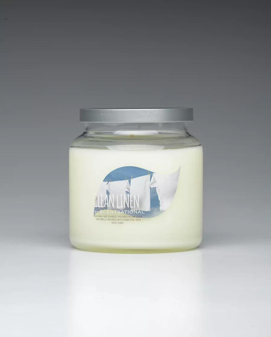 Clean Linen 19oz scented candle