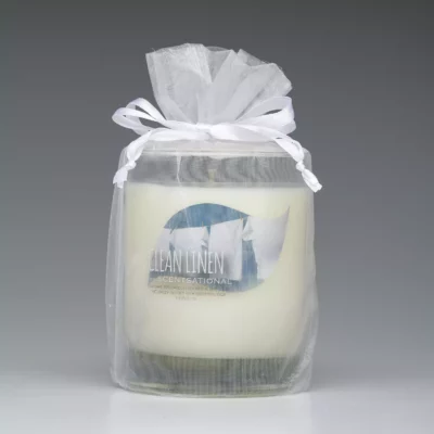 Clean Linen – 11oz scented candle with bag