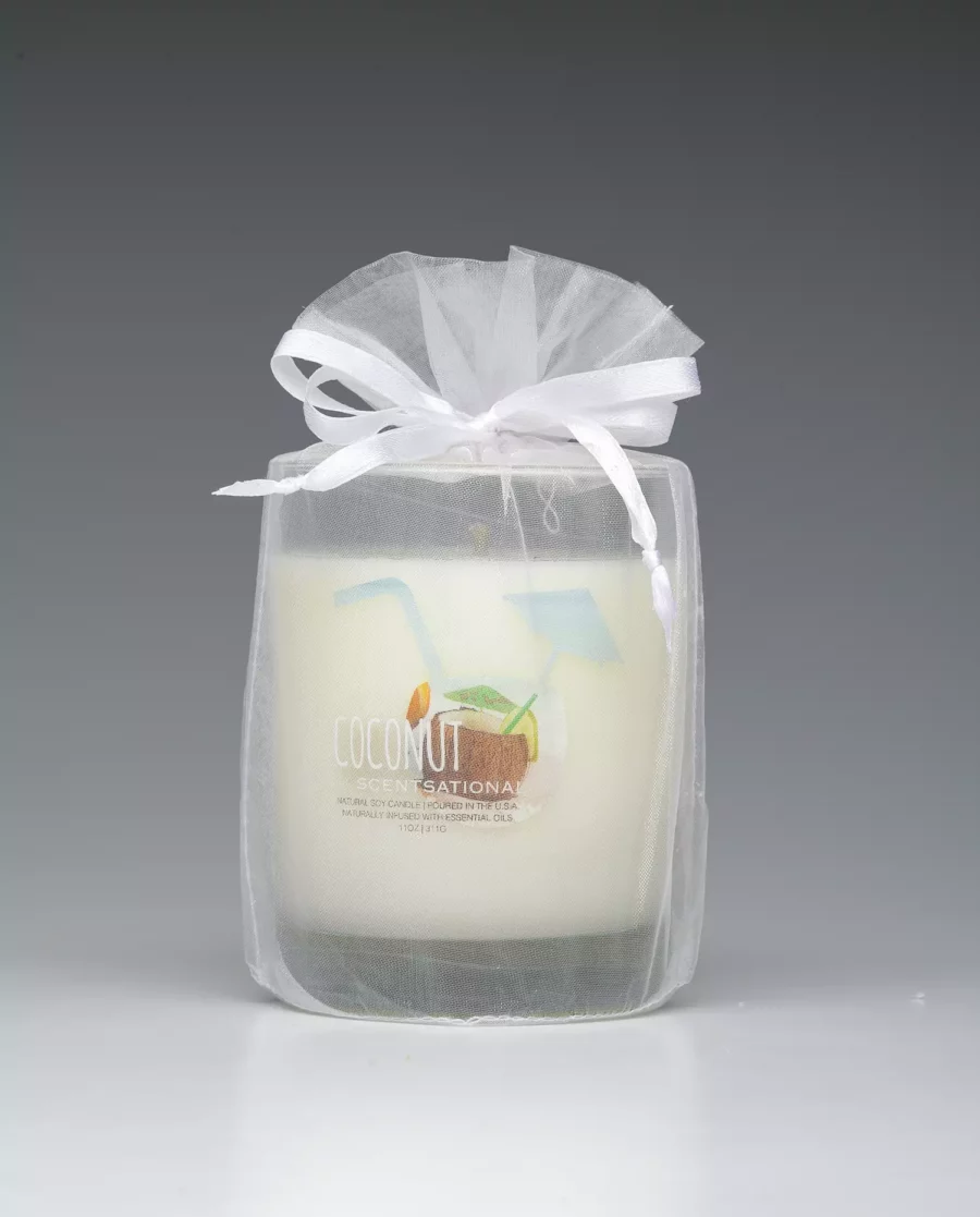 Coconut – 19oz scented candle with bag