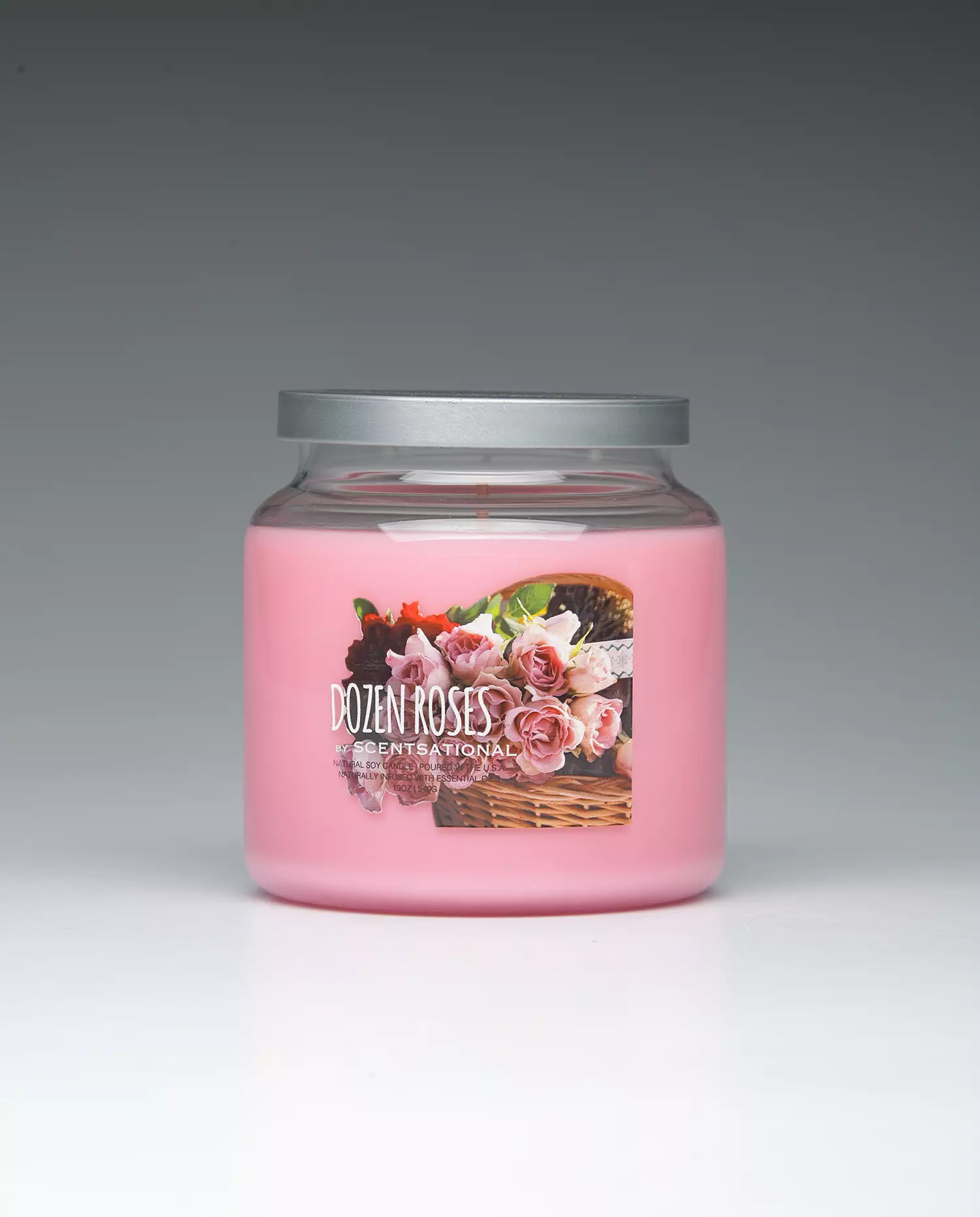 Dozen Roses 19oz 1-wick scented candle