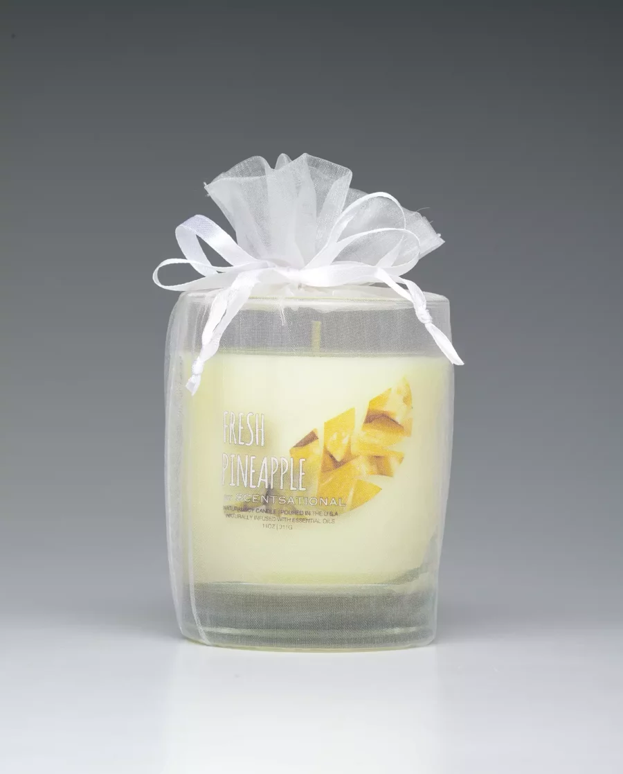 Fresh Pineapple – 11oz scented candle with bag
