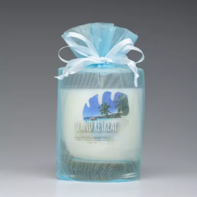 Island Retreat – 11oz scented candle with bag