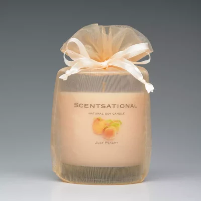 Just Peachy – 11oz scented candle with bag