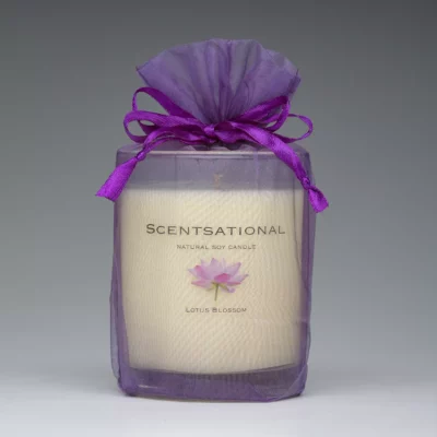 Lotus Blossom – 11oz scented candle with bag