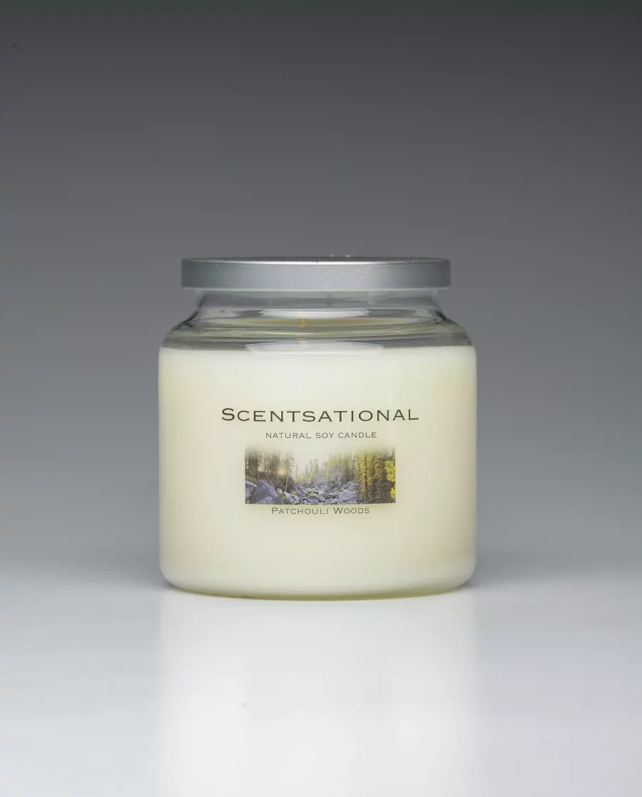 Patchouli Woods 19oz scented candle