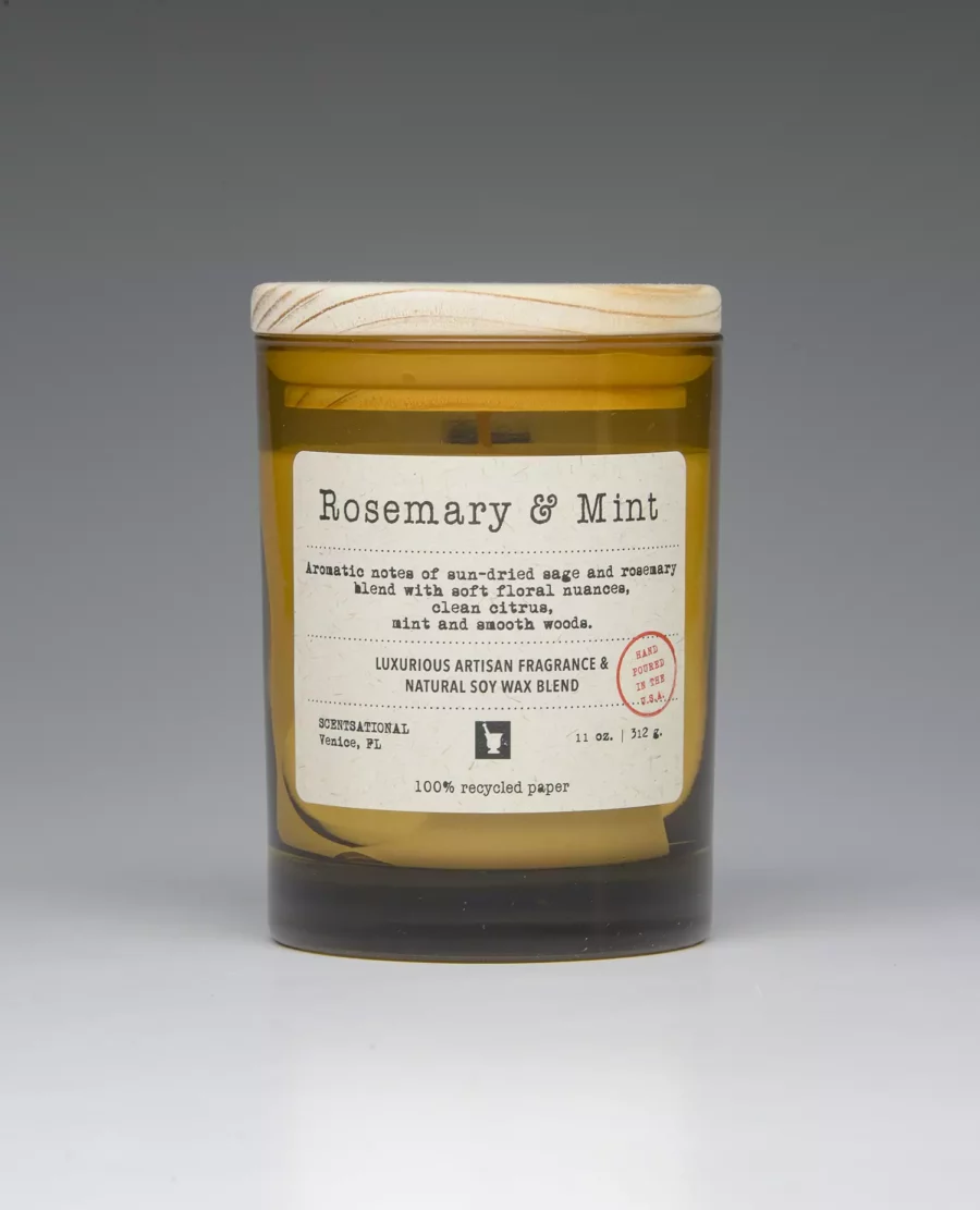 Rosemary & Mint – 11oz scented candle