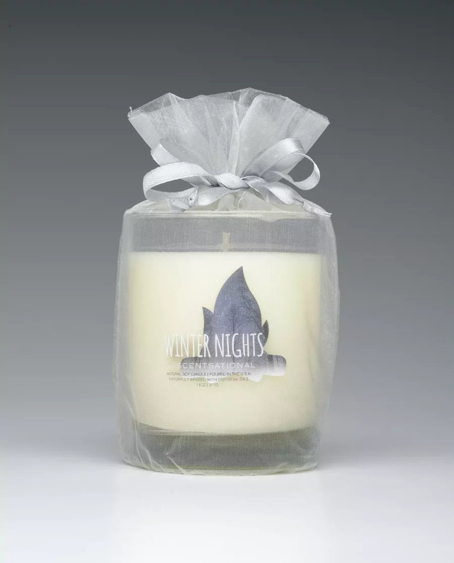 Winter Nights – 11oz scented candle with bag